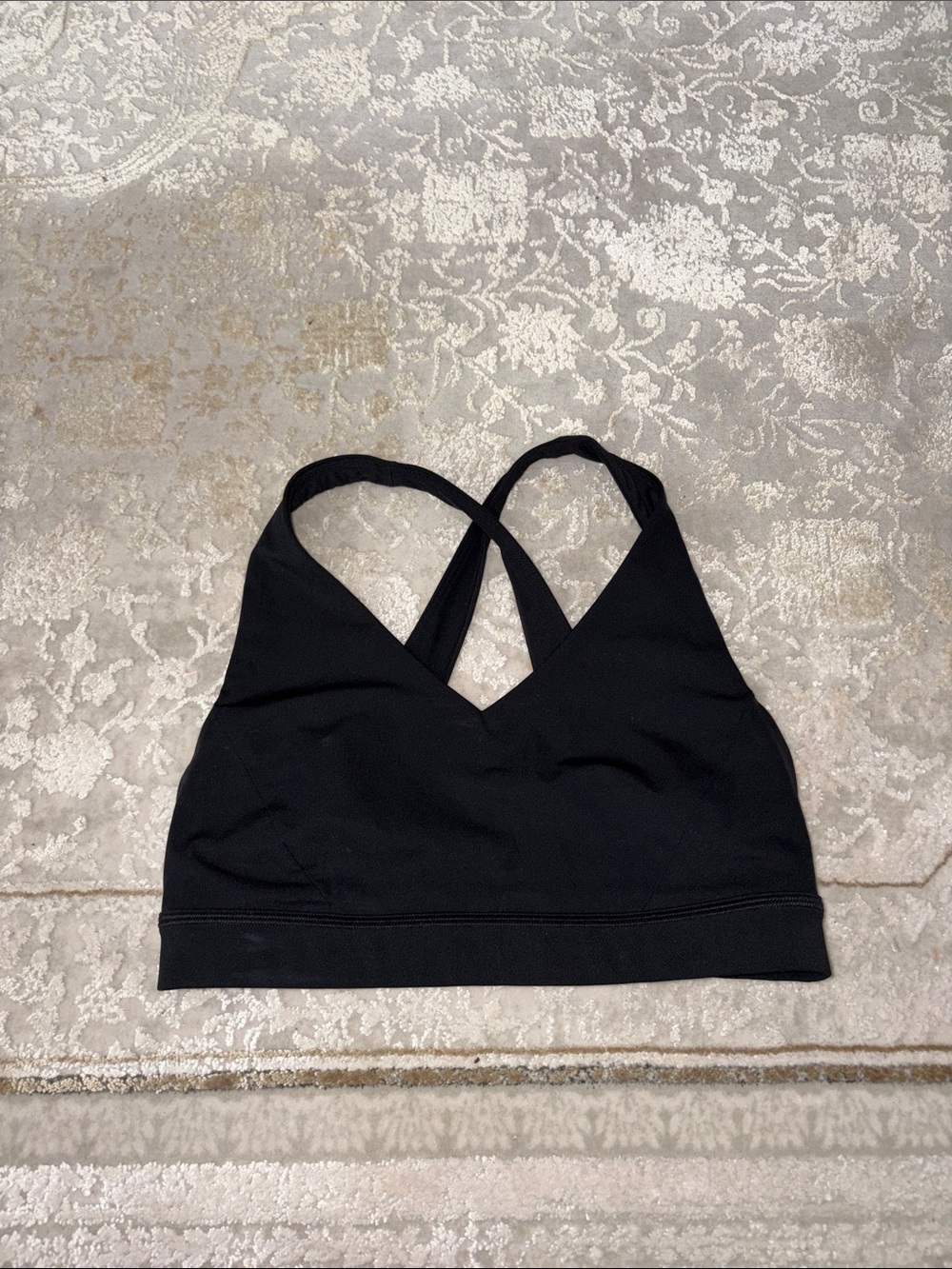 Lululemon black sports bra